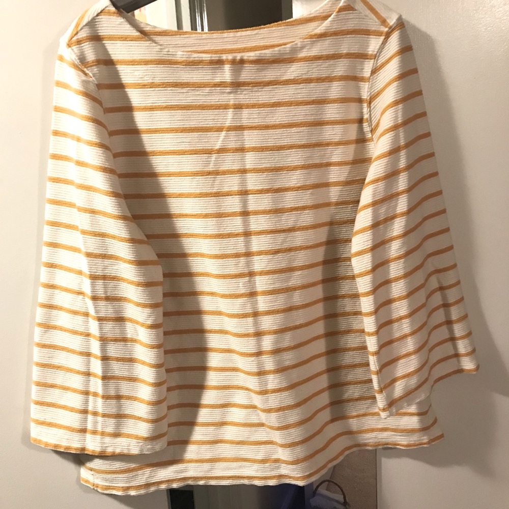 Old Navy bell sleeve stripped top
